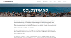 Desktop Screenshot of goldstrand.fakten-und-infos.de